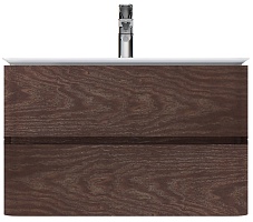 Am.Pm Тумба под раковину  Sensation 80 табачный дуб, текстурированная